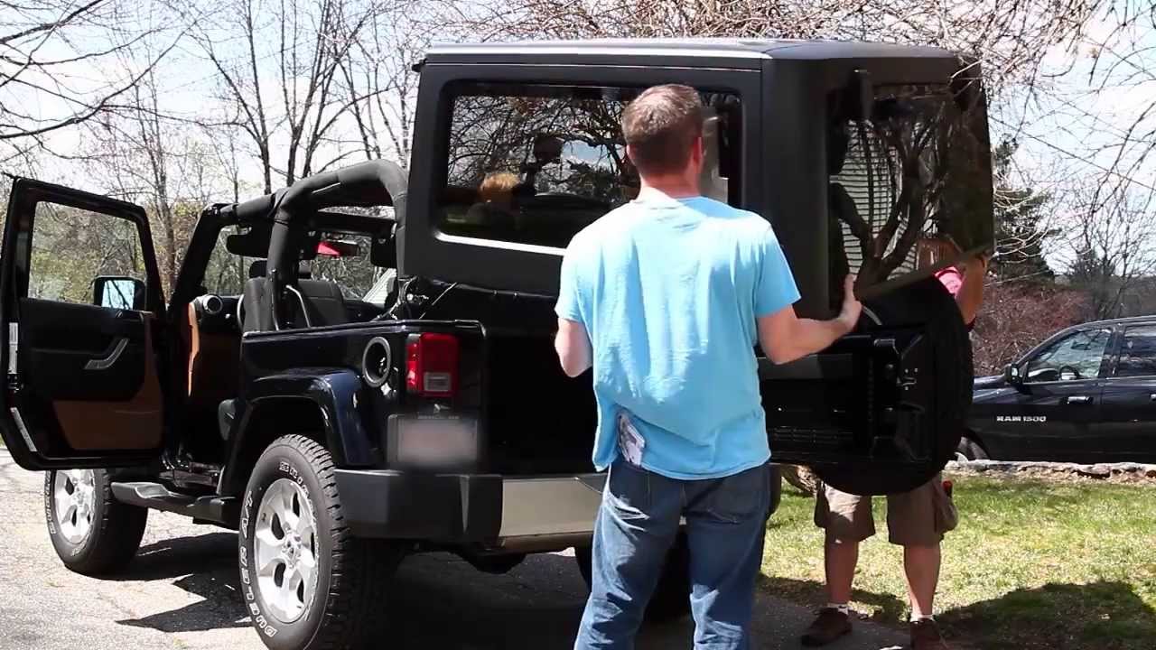 Changing Your Jeep Top From Hard to Soft - YouTube