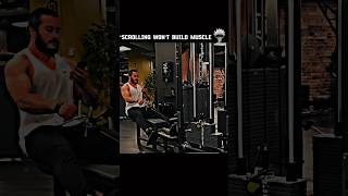 “Scrolling Won’t Build Muscle… Lifting Will 💪”#gymmotivation #stayfocused#noexcuses #bestmode#status