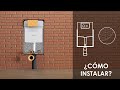 SANITARIO - SMART LINE - INSTALACIÓN DE CISTERNA EMPOTRADA EN PARED SÓLIDA