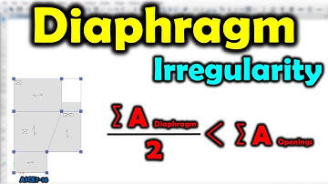 How To Check Diaphragm Irregularity In ETABS? ASEC7-16