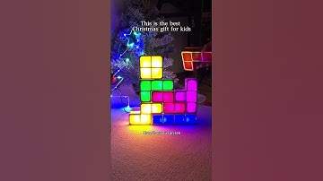 Addicted to this tetris lamp! must-have for your holiday decor #chrismas