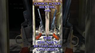 1851 Navy R-M Conversion Revolvers #cowboyactionshooting with Black Powder #insta360 #360camera