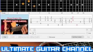 [Guitar Solo Tab] Please Forgive Me (Bryan Adams) chords