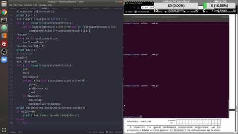 2014 Emelt infromatika érettségi programozás (python)