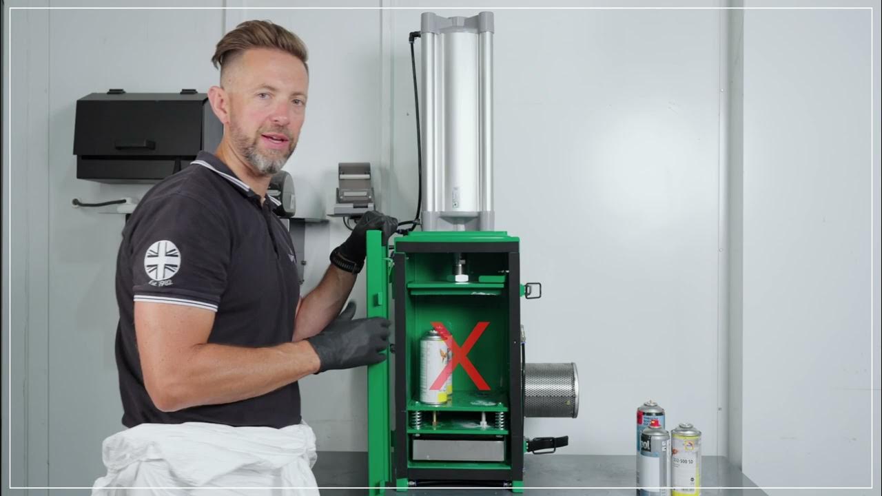 How To Use A Unic Aerosol Crusher YouTube