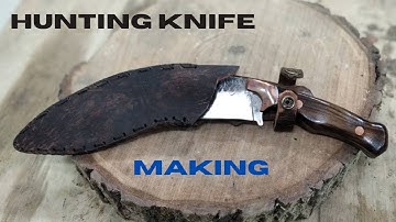 Making a Fat Knife from an Old Car Leaf Spring
