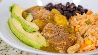 Trocitos de Carne de Res en Salsa Verde | Recetas Mexicanas Faciles