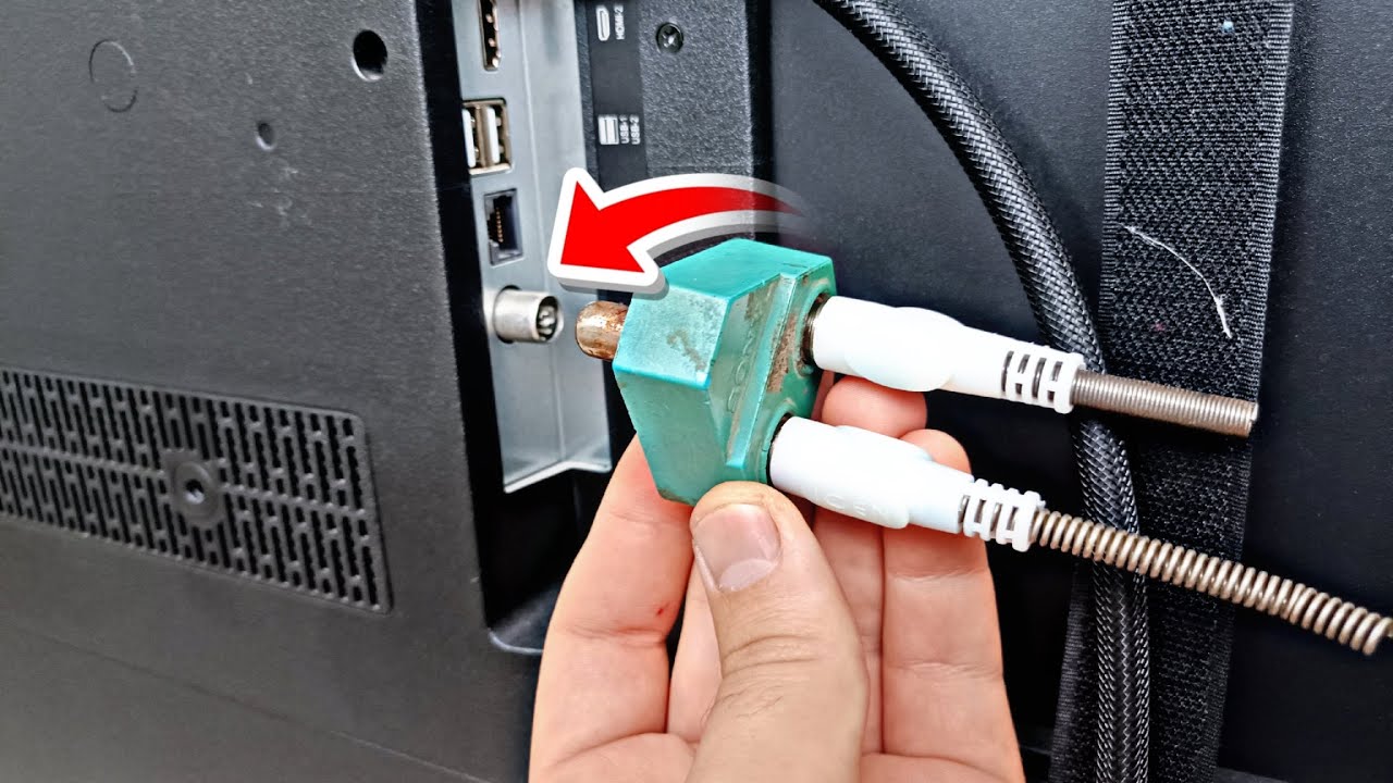 Turn your splitter into a TV antenna. How to make a powerful antenna ...