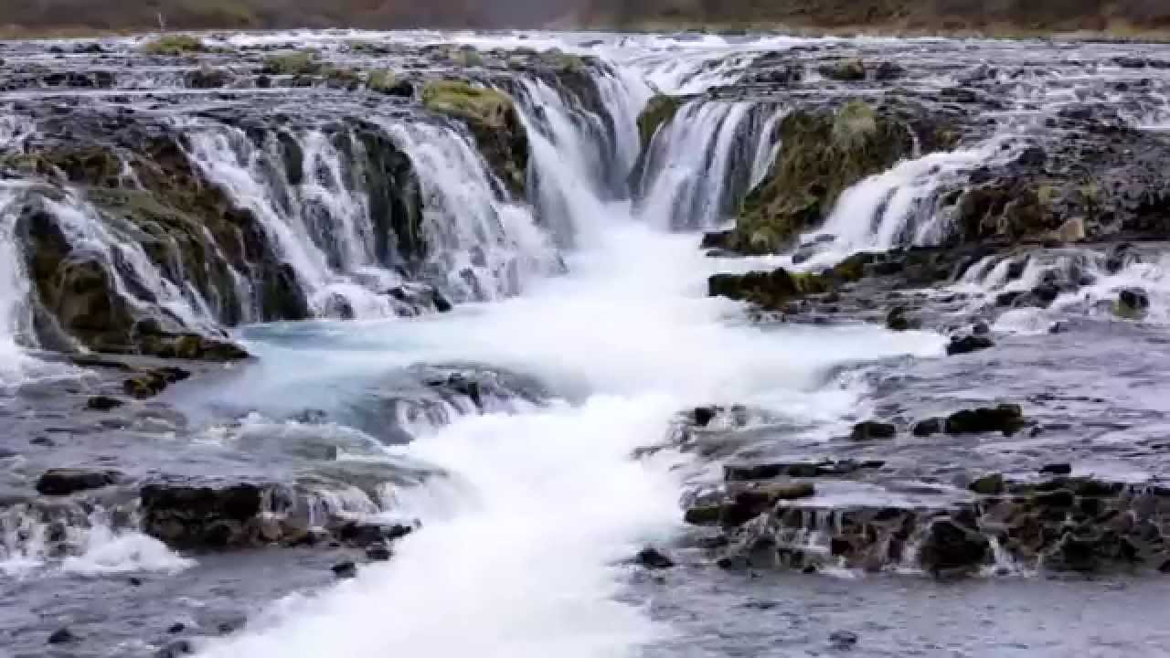 Bruarfoss Waterfall in Iceland — Brúarfoss — video poster