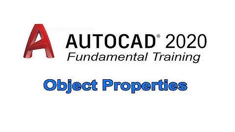 Autocad 2020 | Fundamental Training | Object Properties | Tagalog