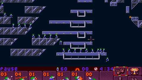 Lemmings 2 custom - Breeze into the Light by geoo (unsolved)