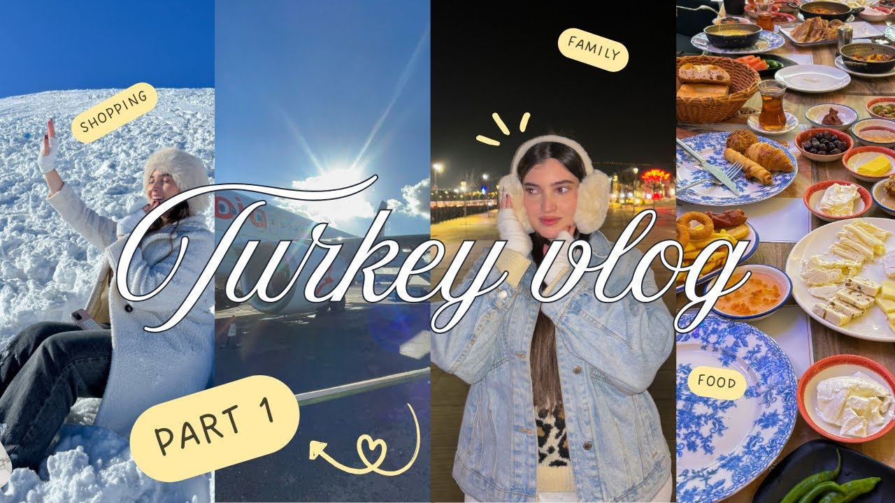 My First YouTube Video 🎥 | Turkey Trip Part 1 ✈️❤️| أخيراً تلاقيت بعائلتي 🥹