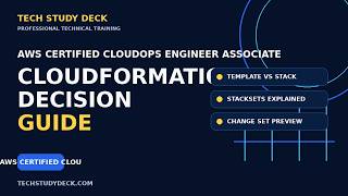 AWS CloudFormation Templates, Stacks, StackSets & Change Sets | SOA-C03