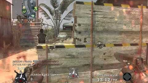 SCAR x RusHzz - Black Ops Wall bang tomahawk on Firing Range (SnD)