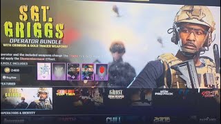 New Sgt. Griggs Operator Bundle In Call Of Duty Modern Warfare