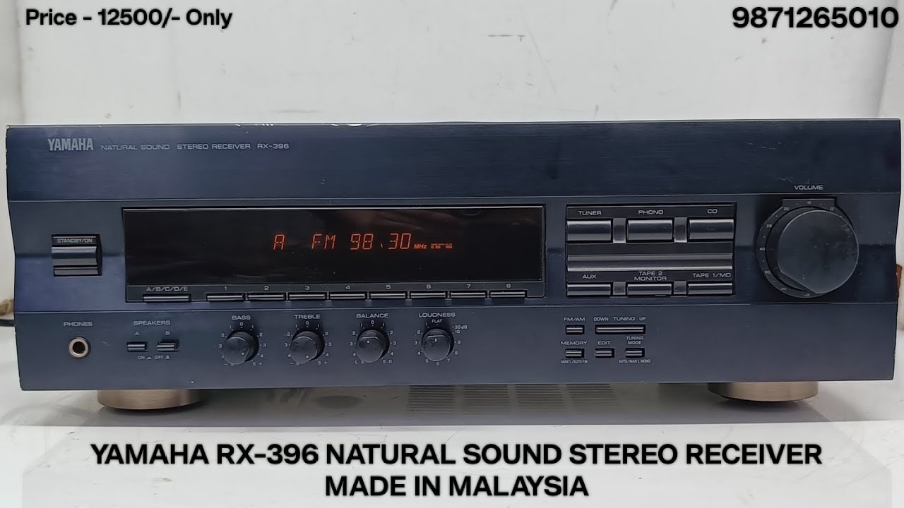 YAMAHA RX-396 NATURAL SOUND STEREO RECEIVER Price - 12500/- Only