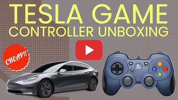Tesla Model 3 Logitech Game Controller Unboxing and Review!