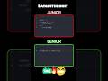 junior and senior coding #coding #python #datawithrohit #programming