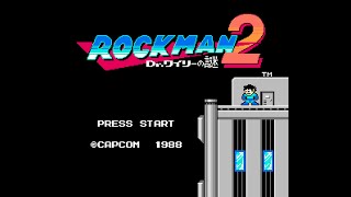 ロックマン2 Dr.ワイリーの謎 (FC) 全クリア (ノーダメージ)