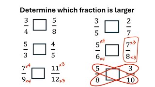 How to determine which FRACTION is larger | Numerical Ability