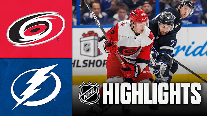 Hurricanes vs. Lightning | NHL Highlights | December 20, 2025