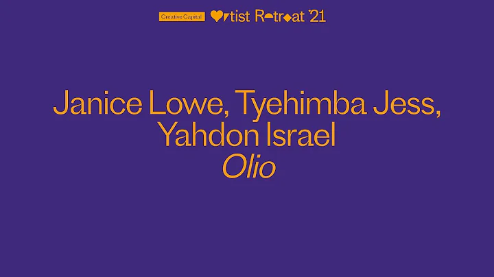 Janice Lowe, Tyehimba Jess, & Yahdon Israel Presen...