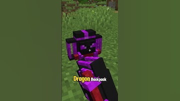 this mod adds BACKPACKS to MINECRAFT...