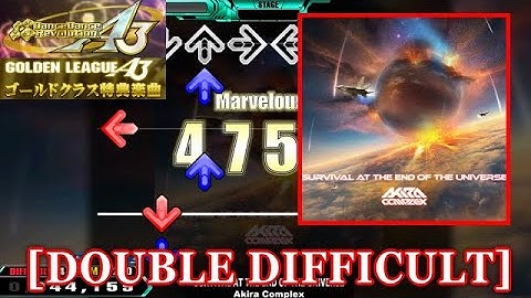 【DDR A3】 SURVIVAL AT THE END OF THE UNIVERSE / Akira Complex [DOUBLE DIFFICULT] 譜面確認+Clap