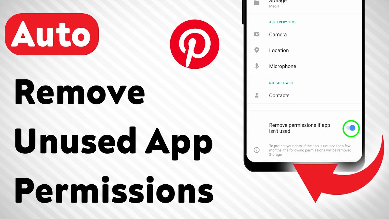 How to Auto Remove Unused App Permissions for Pinterest on Android (Updated)