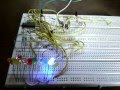 Disco lights circuit using ic 555 and cd4017