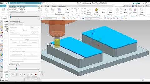 Face Mill with Boundaries Operation | NX Manufacturing | NX CAM