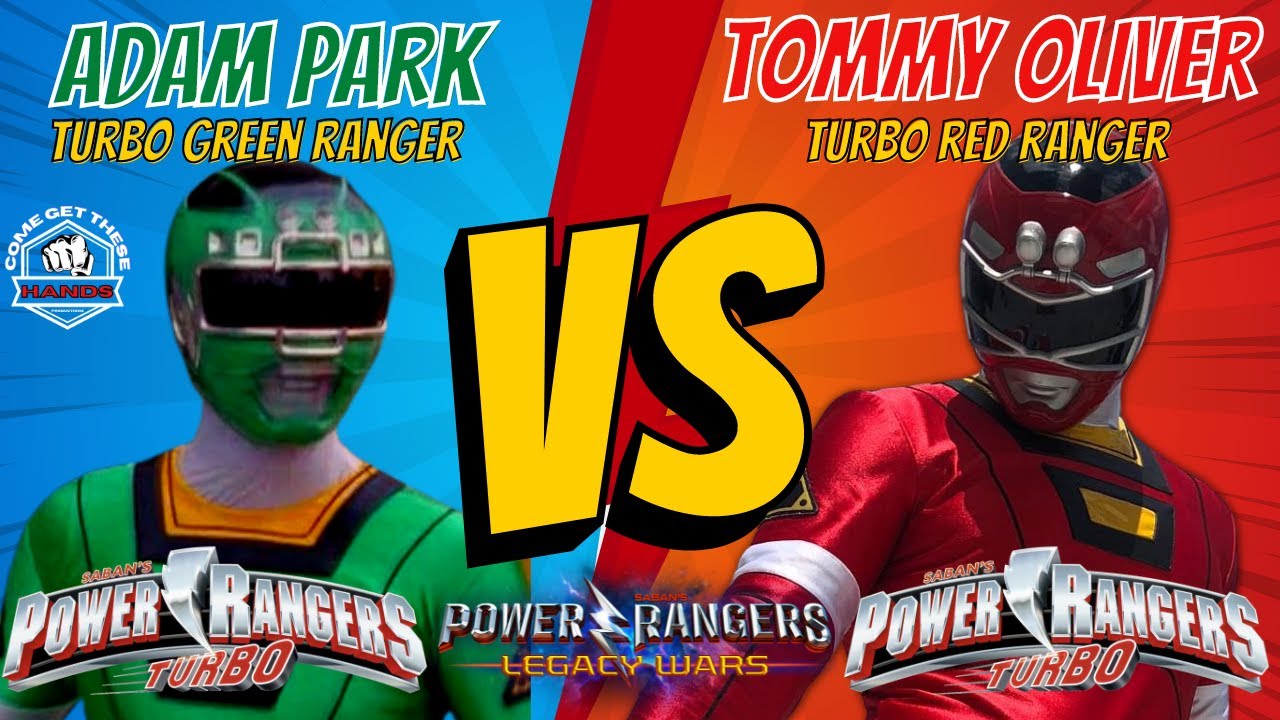 Power Rangers Legacy Wars Turbo Green Ranger Adam Park Vs Turbo Red