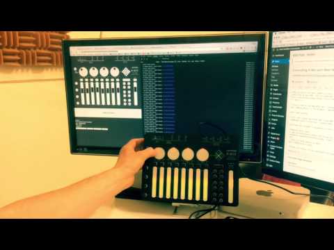 Controlling K-Mix with Web MIDI and the K-Mix API, Mixer Demo