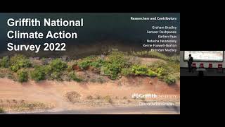 Launch of the 2022 National Climate Action Survey Results & Griffith Big Data Analytics Dashboard
