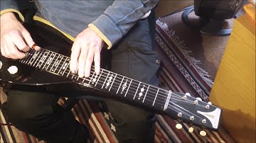 Lap Steel Guitar - Chord Study No 1. C6/A7 tuning