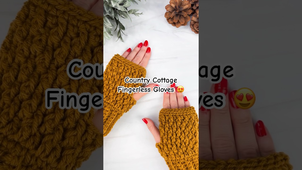 Comfy Fingerless Gloves Knitting Pattern - Leelee Knits