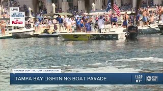 Tampa Bay Lightning Raise 2020-21 Stanley Cup Banner