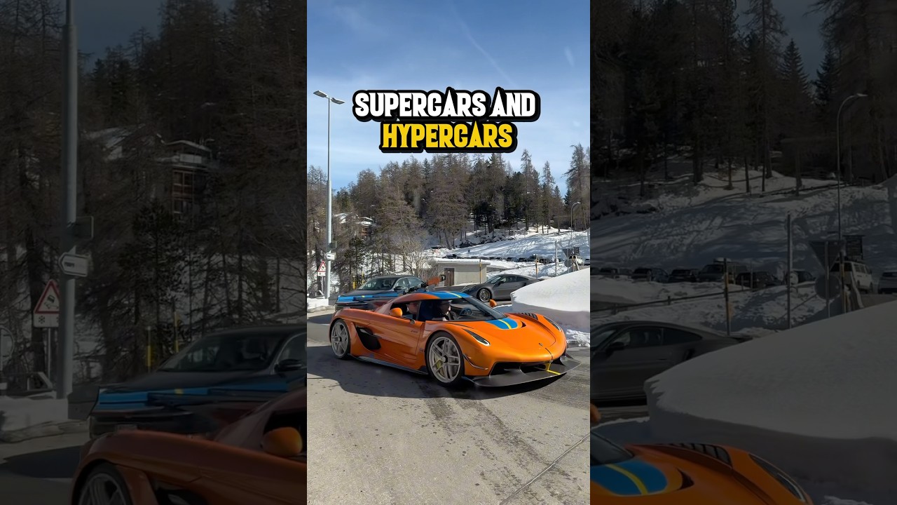 HYPERCARS IN THE SNOW?! ❄️ 
