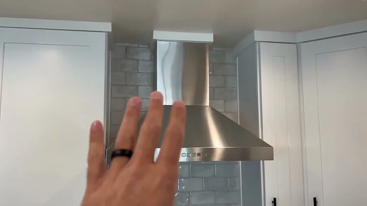 Hauslane Wall Mount Range Hood 30 Inch, Pro Model, Stainless Steel Range Hood, Strong Suction, Chang