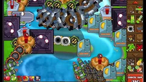 Bloons Monkey City: Contested Territory on "River S"  (Zomginator Special)