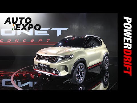 Kia Sonet Concept | Most stylish compact SUV? | 2020 Auto Expo | PowerDrift