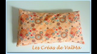 Bouillotte sèche déhoussable fermeture portefeuille - Tuto couture ValMa 