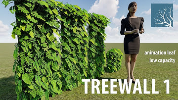 Tree Wall 1 for Lumion | Green wall for Lumion | Lumion Easy