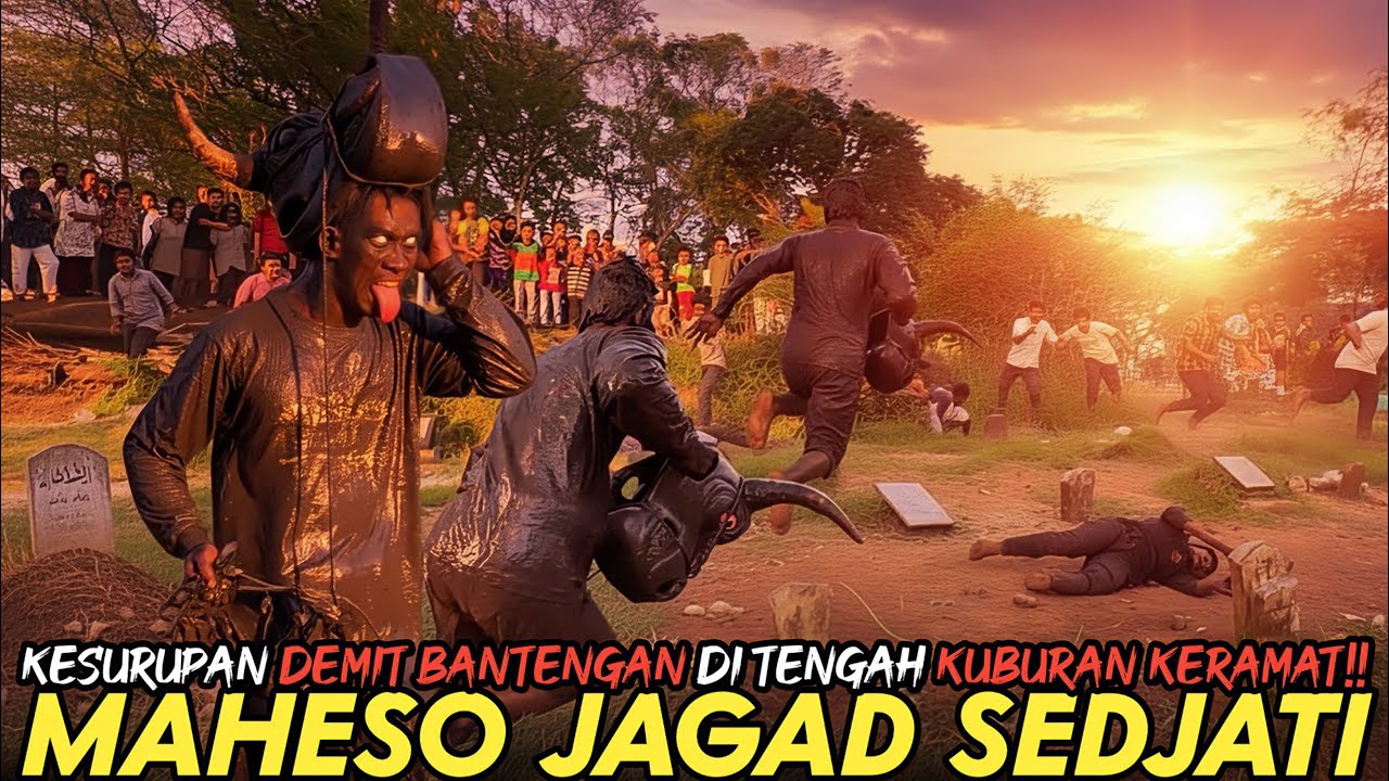 KESURUPAN PALING HOROR DITENGAH KUBURAN!! Bantengan maheso jagat sedjati mberot tak terkendalikan!!