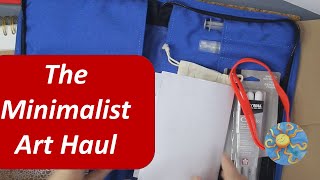 The Minimalist Art Haul - great for traveling