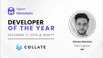 OpenMetadata Developer of the Year 2025