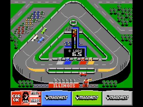 NES Longplay [474] Danny Sullivan's Indy Heat