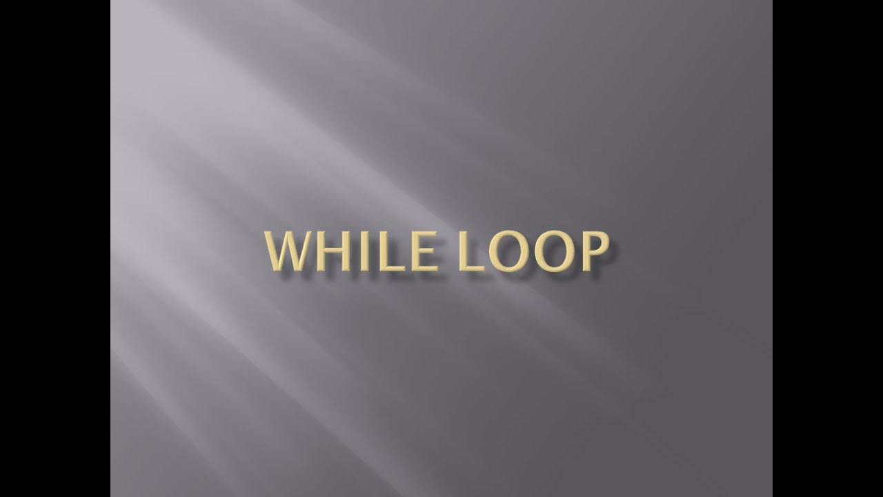 (learn PHP in arabic version) #16 while loop شرح التكرار - YouTube