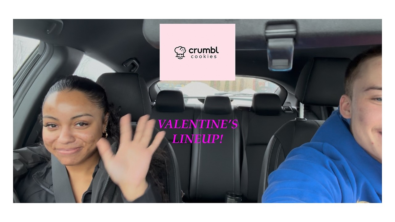 Trying the Valentine's Crumbl Lineup with my Valentine!
