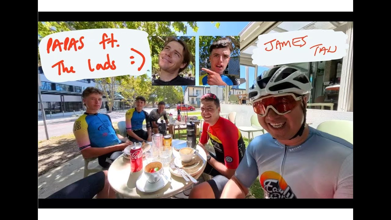 Papas Ft. The lads. 6th Feb 2025. Perth Cycling VBLOG